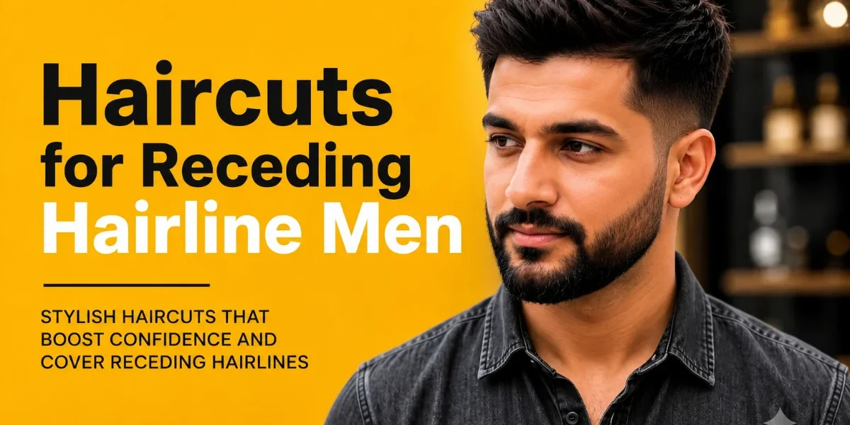 Haircuts for Receding Hairline Men:Trending Styles In 2026