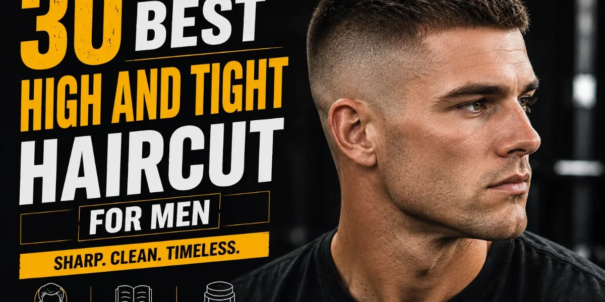 30 Best High and Tight Haircuts for Men featuring a sharp, clean high-and-tight hairstyle