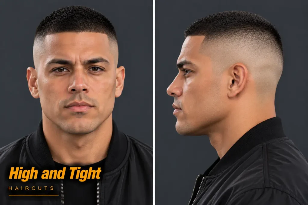 High and tight with a skin fade