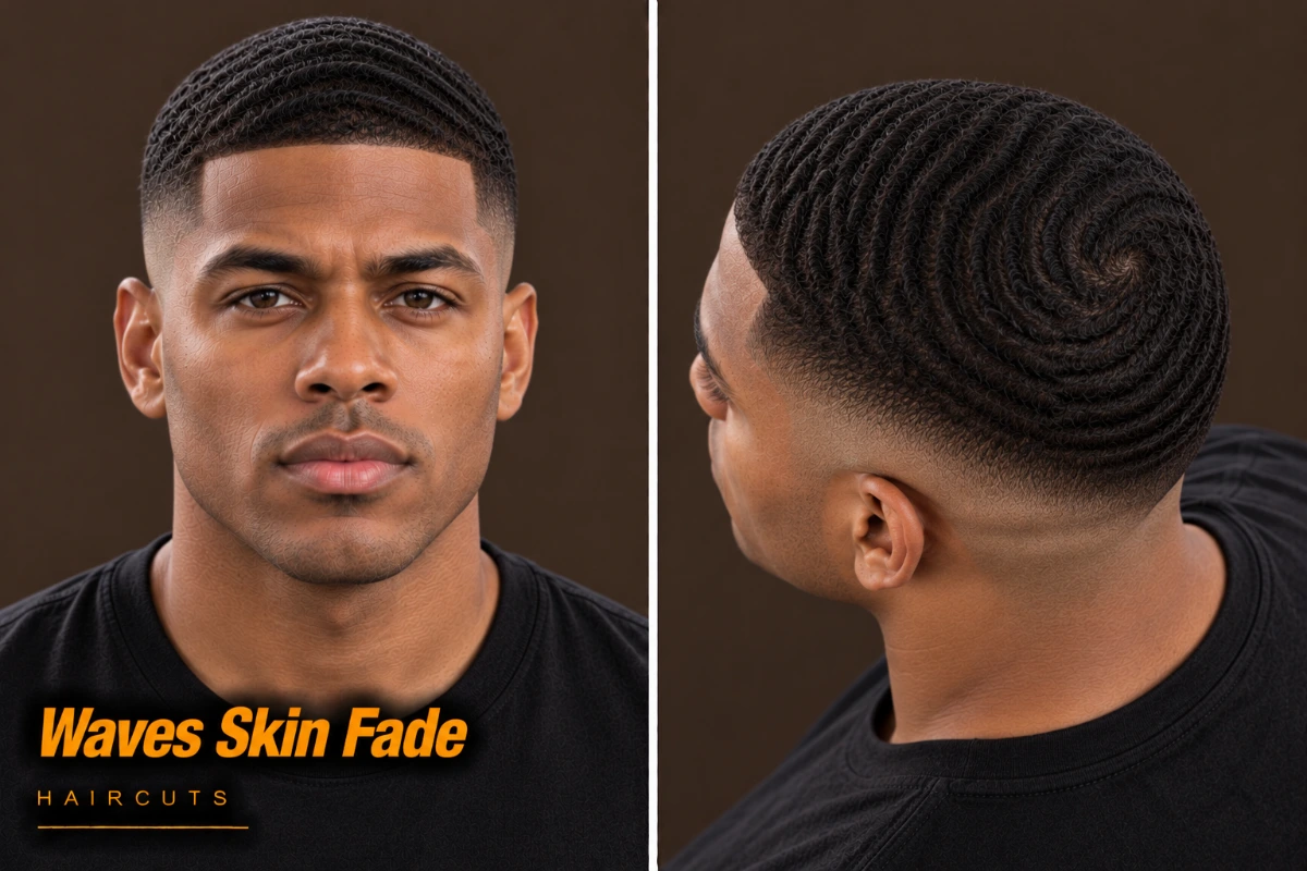 Brushed waves with a low skin fade